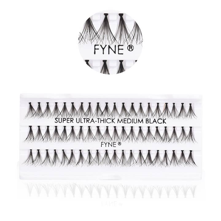 Fine Lines (UK) Ltd - Wholesale False/Fake Eyelashes - Super Ultra Thick Individual Eyelash Extensions - Medium 627-122