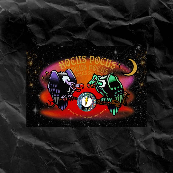 Cosmic Butcher - Wholesale Everyday Greeting Card - HOCUS POCUS Magic Scratch Off Fortune Card | Witchy Gifts1