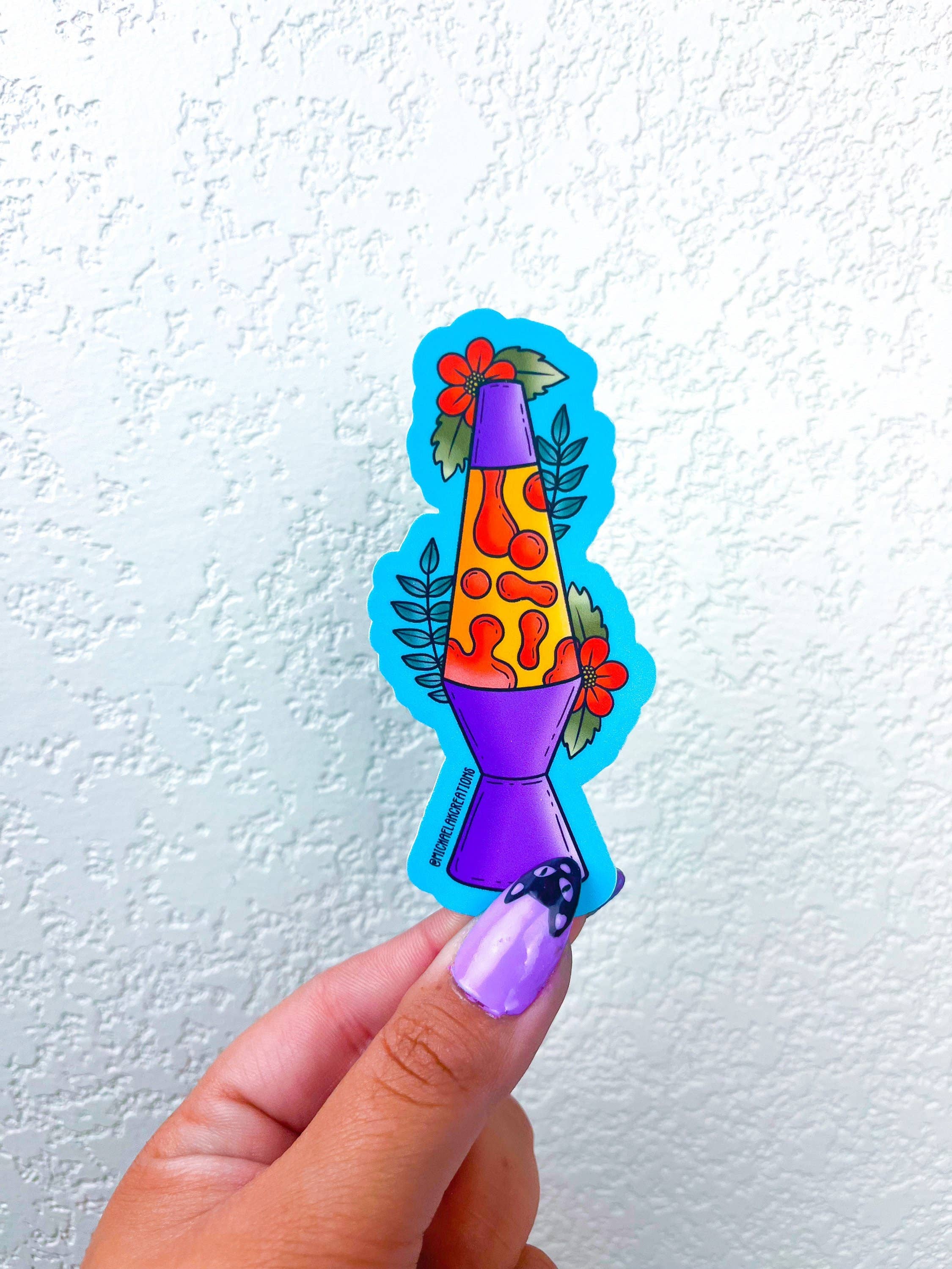 Michaela K Creations - Wholesale Sticker - Lava lamp Sticker | Stickers | Stickers for Hydroflask | lap0