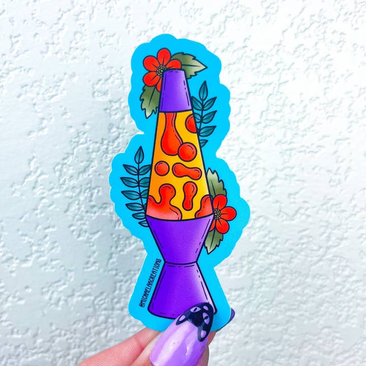 Michaela K Creations - Wholesale Sticker - Lava lamp Sticker | Stickers | Stickers for Hydroflask | lap0