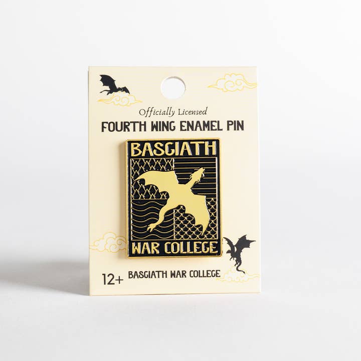 Kingdom of Threads - Wholesale Lapel pin/button - Basgiath War College Emblem Enamel Pin | Fourth Wing1