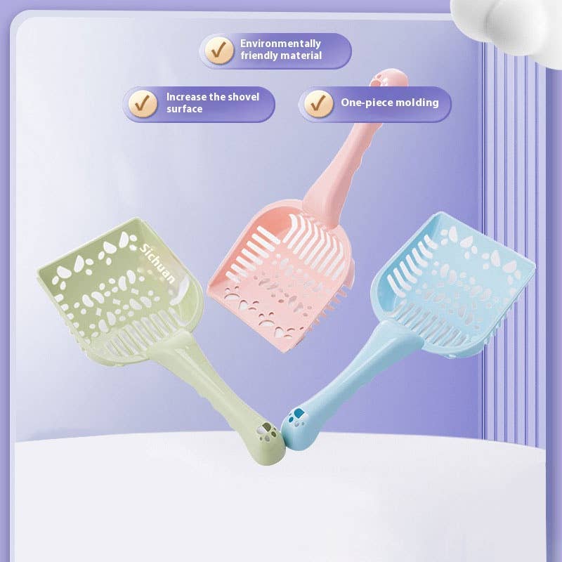PAWPAWwholesale - Wholesale Cat Litter Box - Plastic Hollow Cat Litter Scoop Pet Waste Picker_CWMM52496