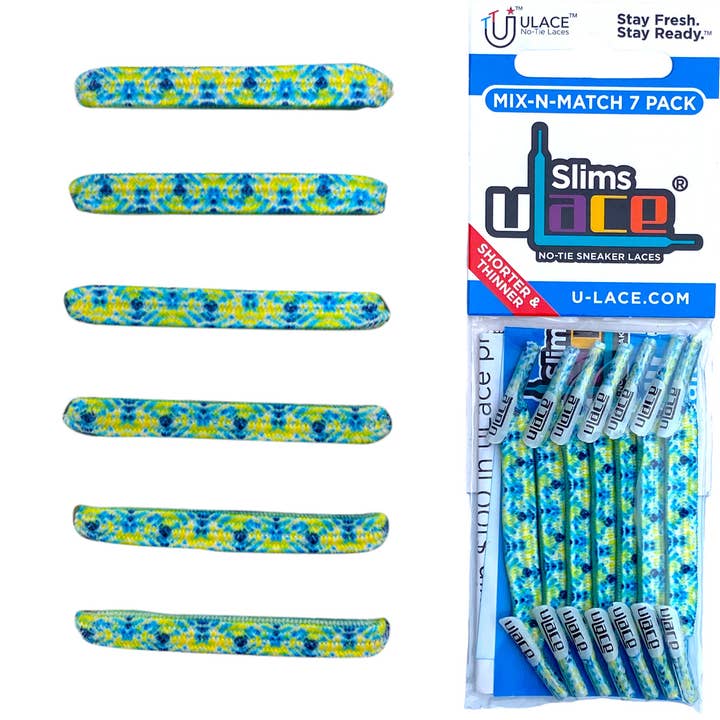 U-Lace Slims - Lacets sans cravate - 7 dentelles - Brise fraîche pour la vente par U-Lace No-Tie Sneaker Laces