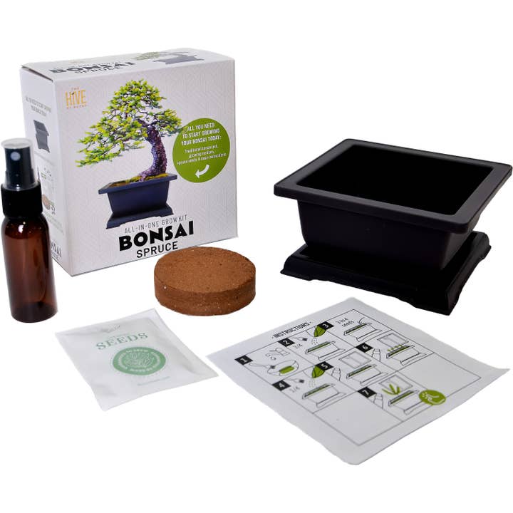 Buzzy, Inc. - Wholesale Plant Seeds - Buzzy Seeds Holiday Bonsai Spruce Grow Kit