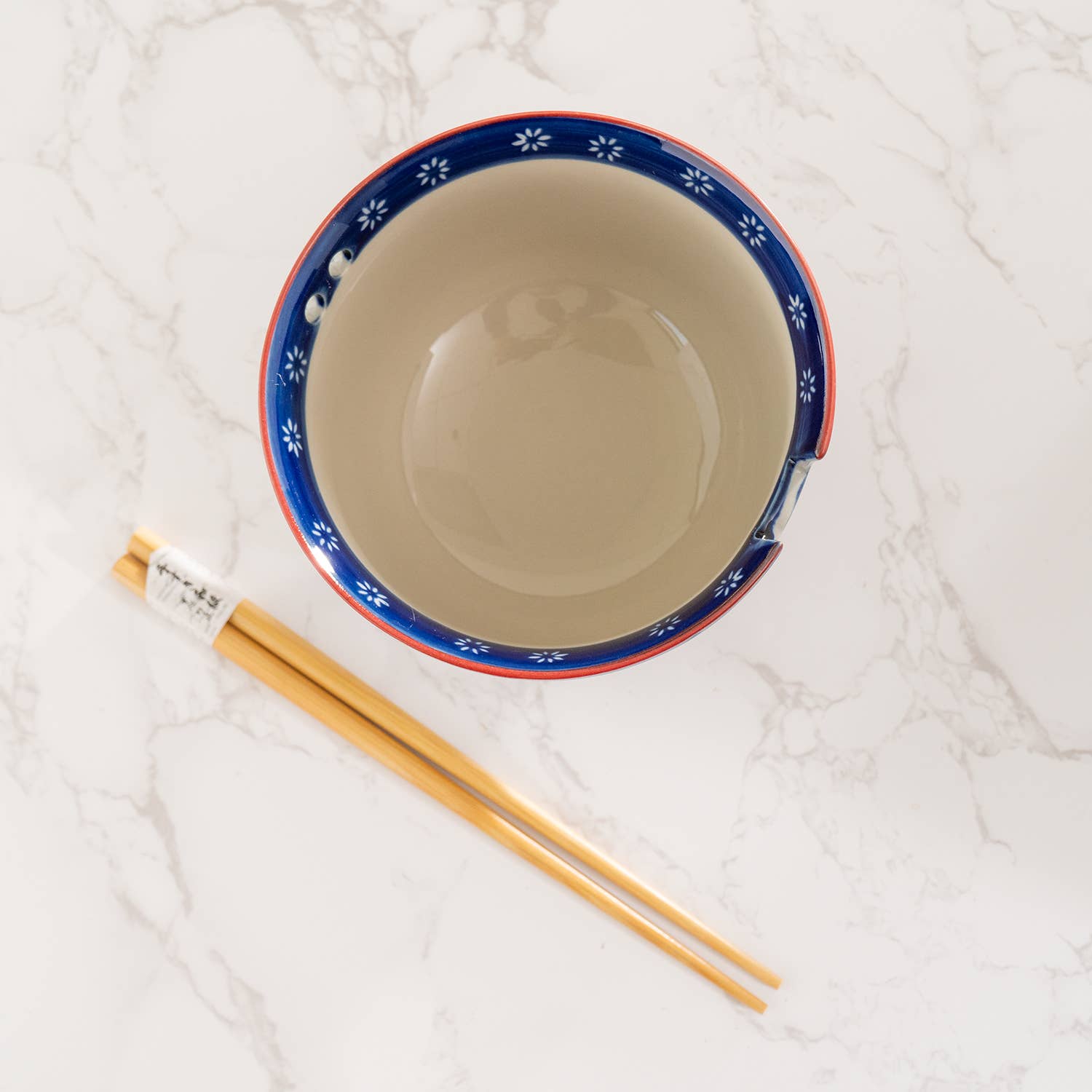 Urban Tokyo - Wholesale Bowl - Ume Plum Design 18oz 5.25"D Bowl With Chopsticks Set2