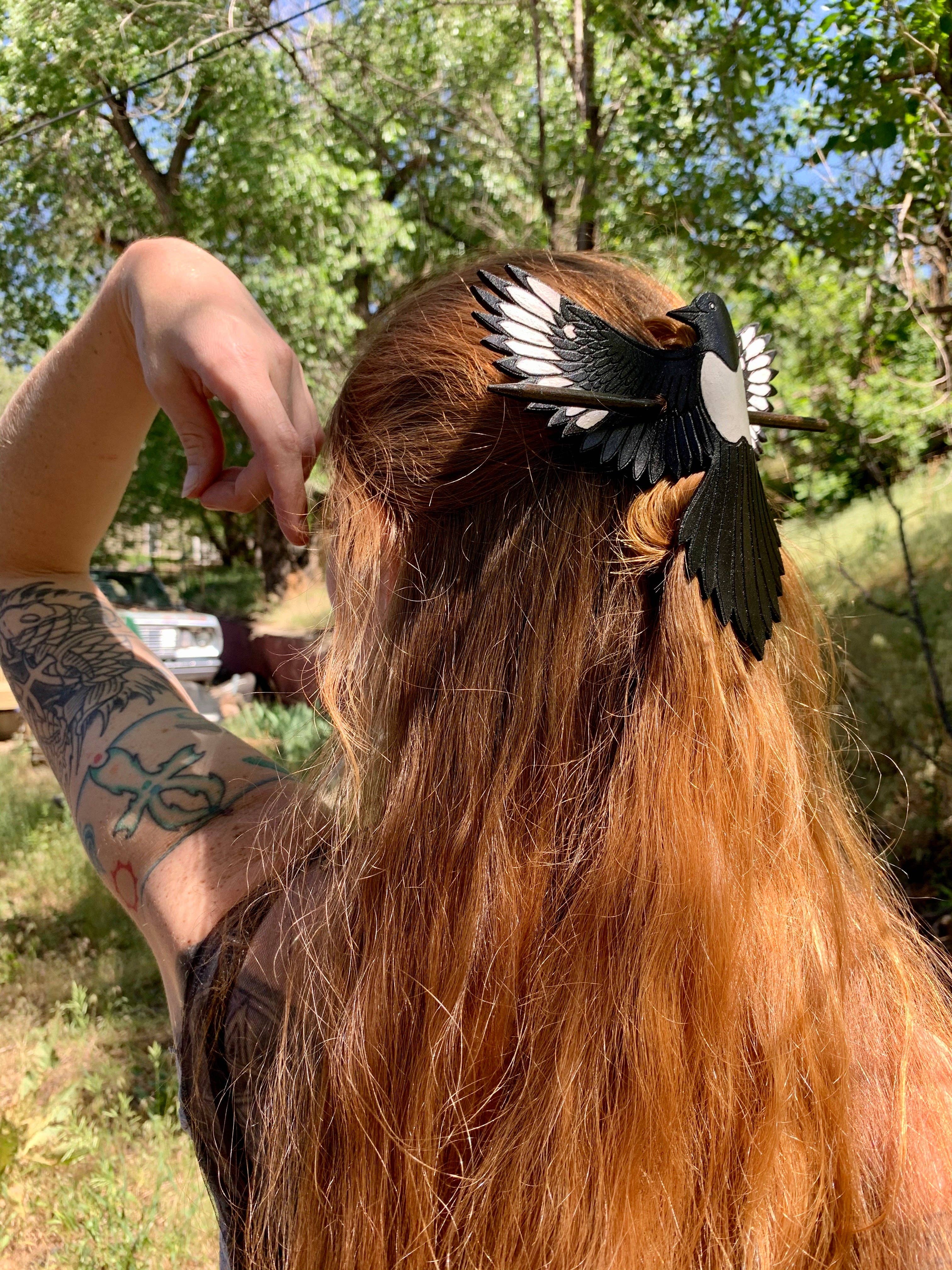 Hart & Horn - Vendita all'ingrosso Fermaglio per capelli - Donna - Scivolo per capelli Magpie8