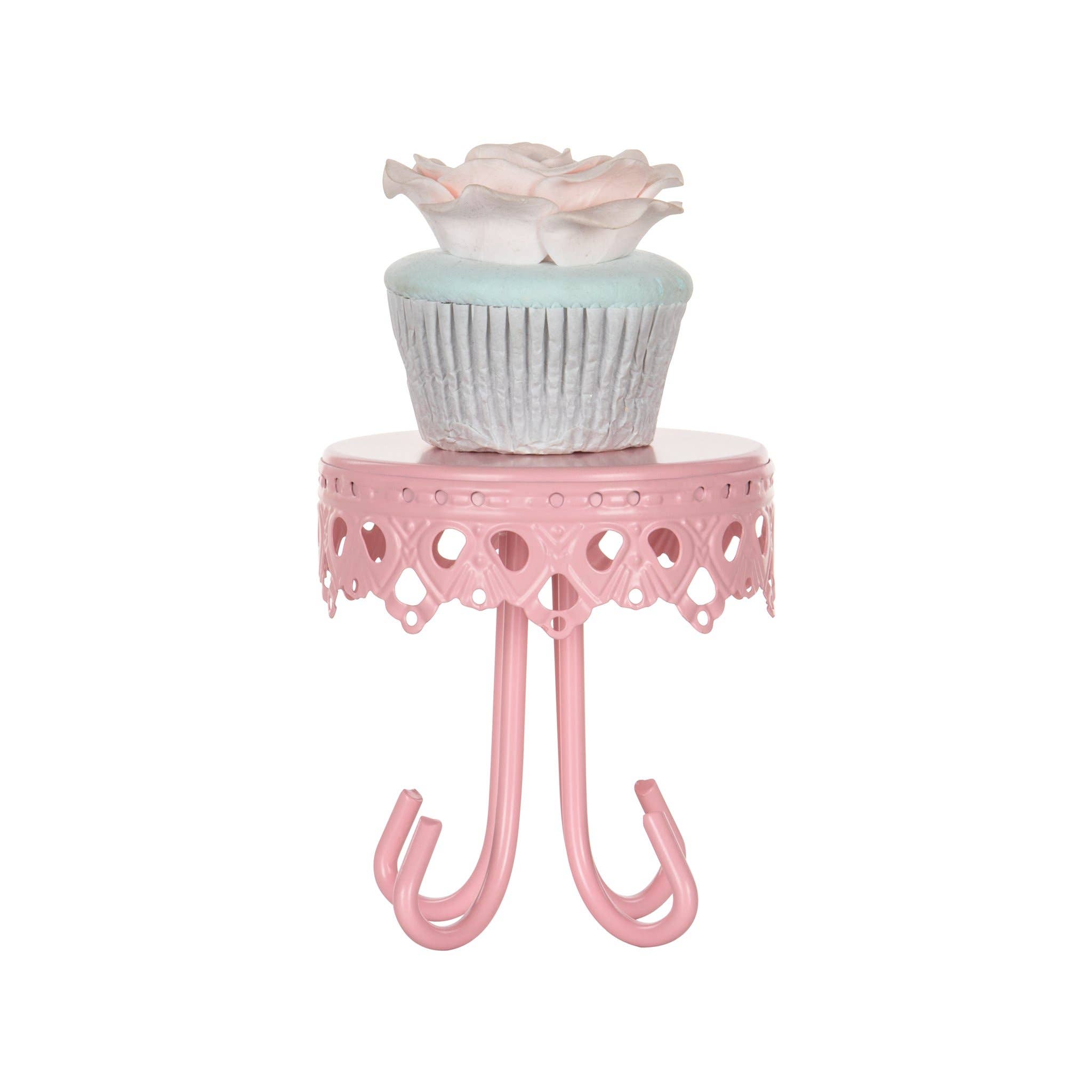 Amalfi Decor - Wholesale Cake Stand - 10 Piece Mini 3.5" Cupcake Holder Set - Pink3