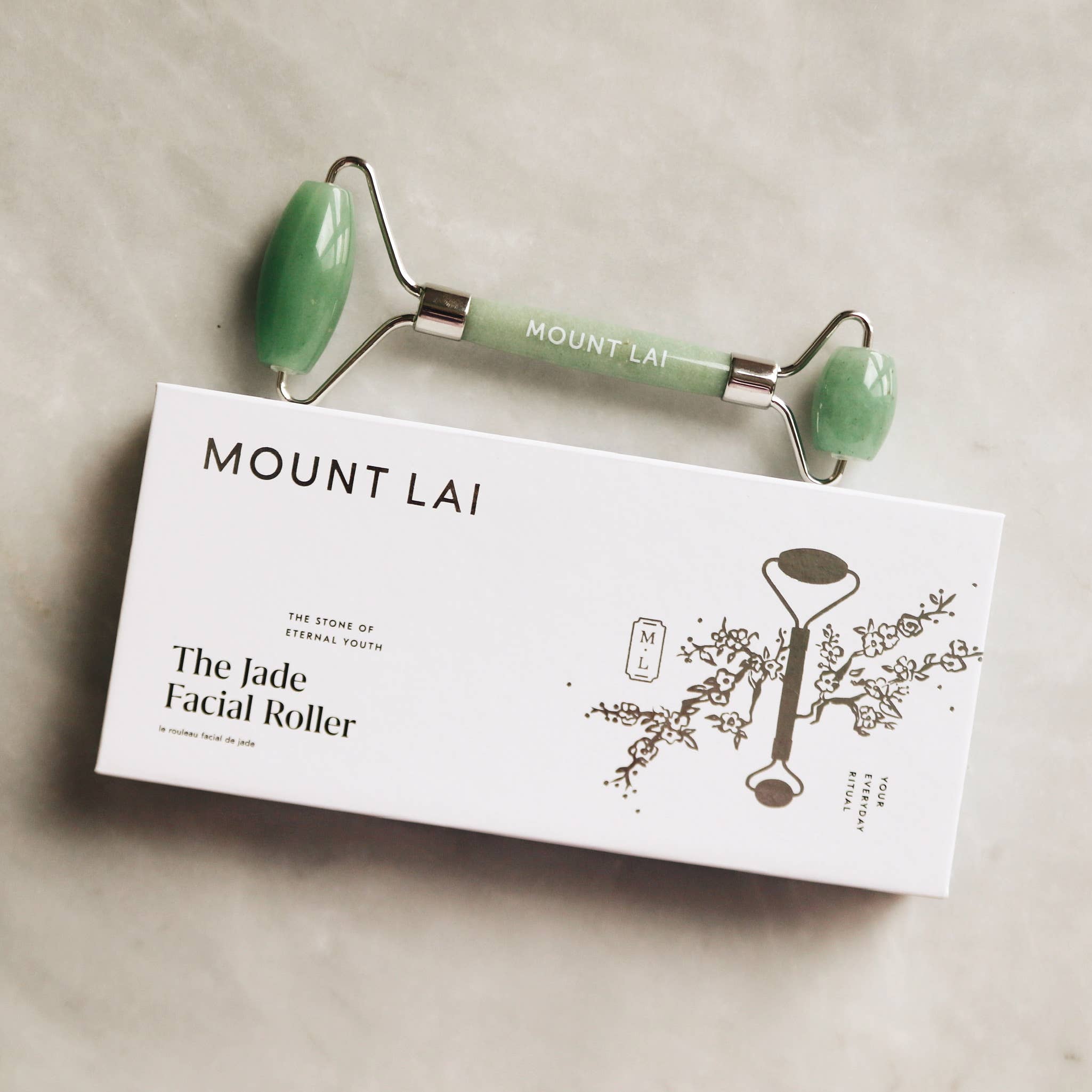 Mount Lai - Wholesale Face/Beauty Roller - The De-Puffing Jade Facial Roller4
