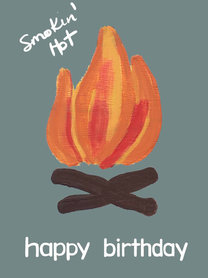 Smokin' Hot Happy Birthday for wholesale by Citrus Daisy