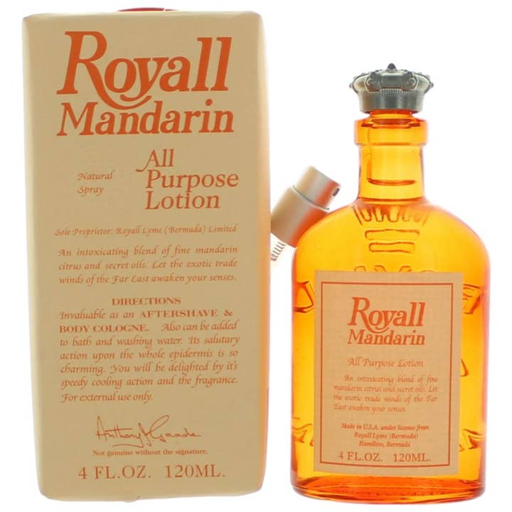 Loción Todo Propósito Royall Mandarin para Hombres, 4 oz para venta al por mayor de Myco Essentials, LLC