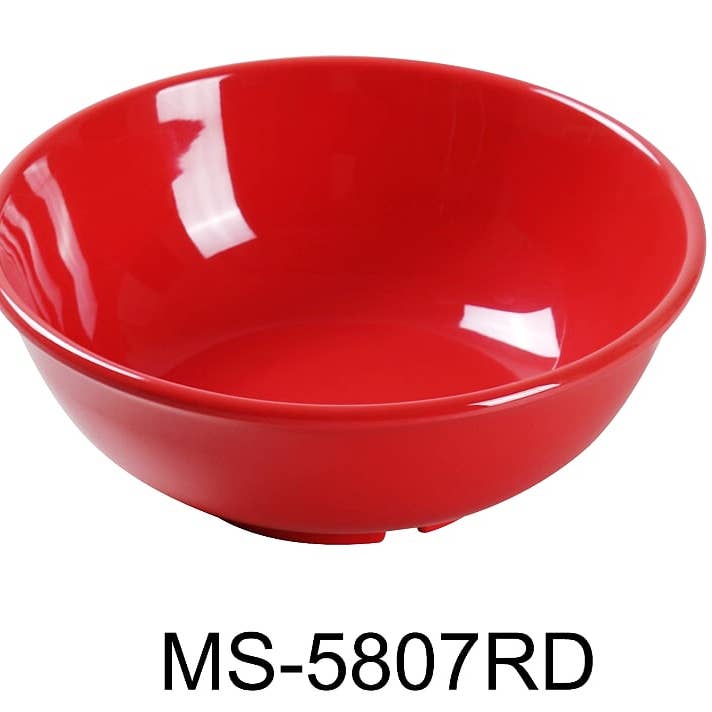 Yanco - Wholesale Bowl - 7 1/2" X 2 3/4"H SALAD BOWL - 24 OZ ORANGE RED