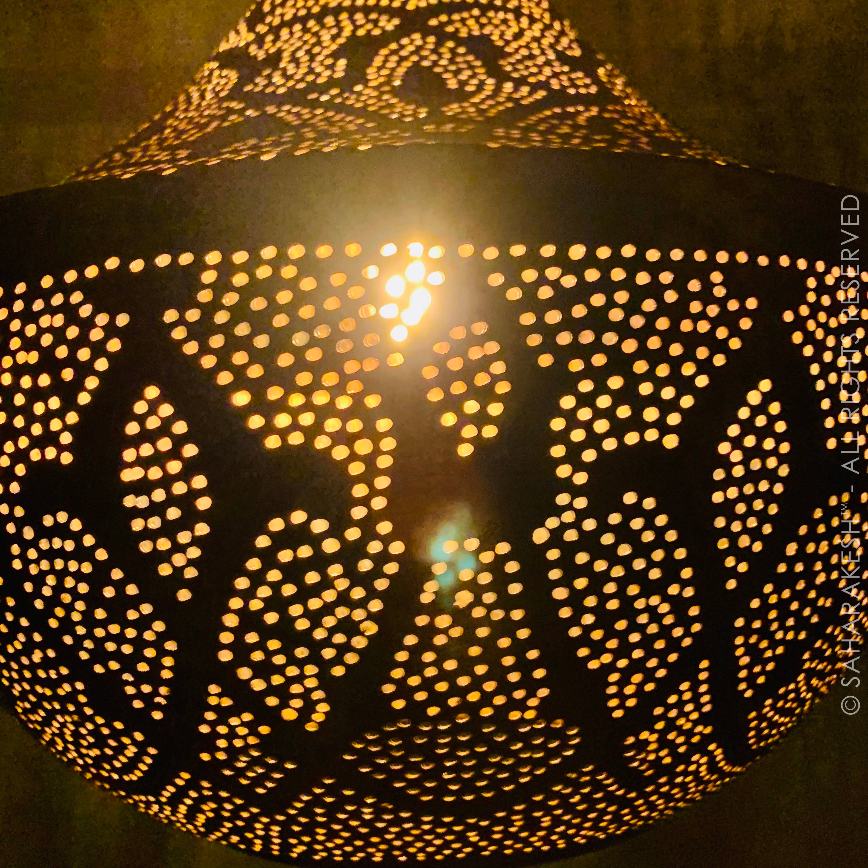 SaharaKesh - Wholesale Chandelier/Hanging Light - Moroccan Pendant Lamp, Handmade Brass Arabic Ceiling Lamp6