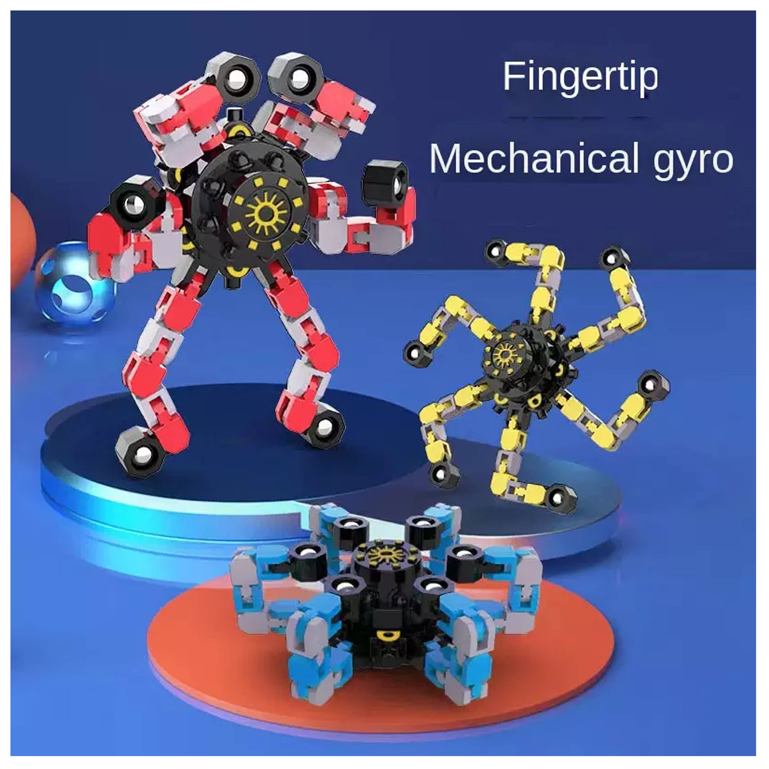 JSBlueRidge Toys - Vente Fidget/jouet anti-stress – enfant - Jouets de doigt de robot de Pâques à faire tourner5