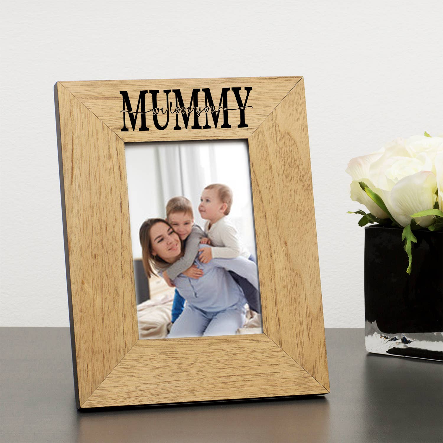 withlovefrom – wholesale Picture frame – Love Mummy Wood Photo Frame2