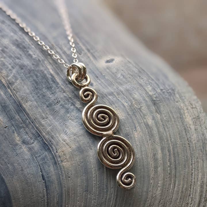 Double Erin Swirl Pendant for wholesale by luna-tree