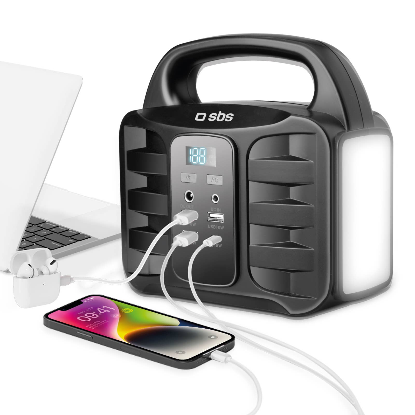 SBS – wholesale Portable charger – Portable 150 Watt Charging Station With Usb-A, Usb-C1