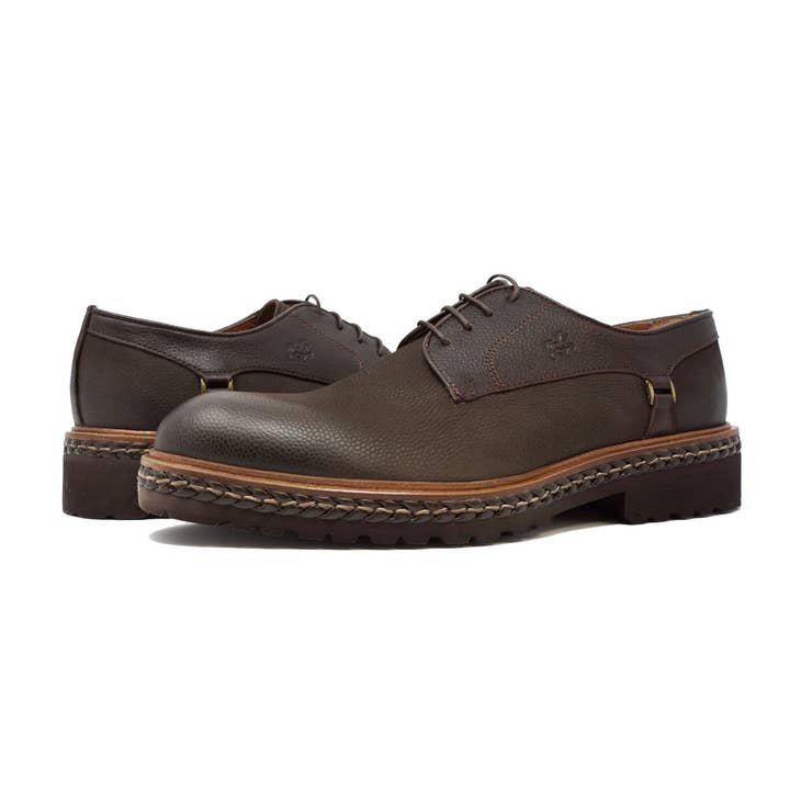 Chaussures pour homme 100% cuir 75507. Heracles - Nubuck brun pour la vente par Paul Branco