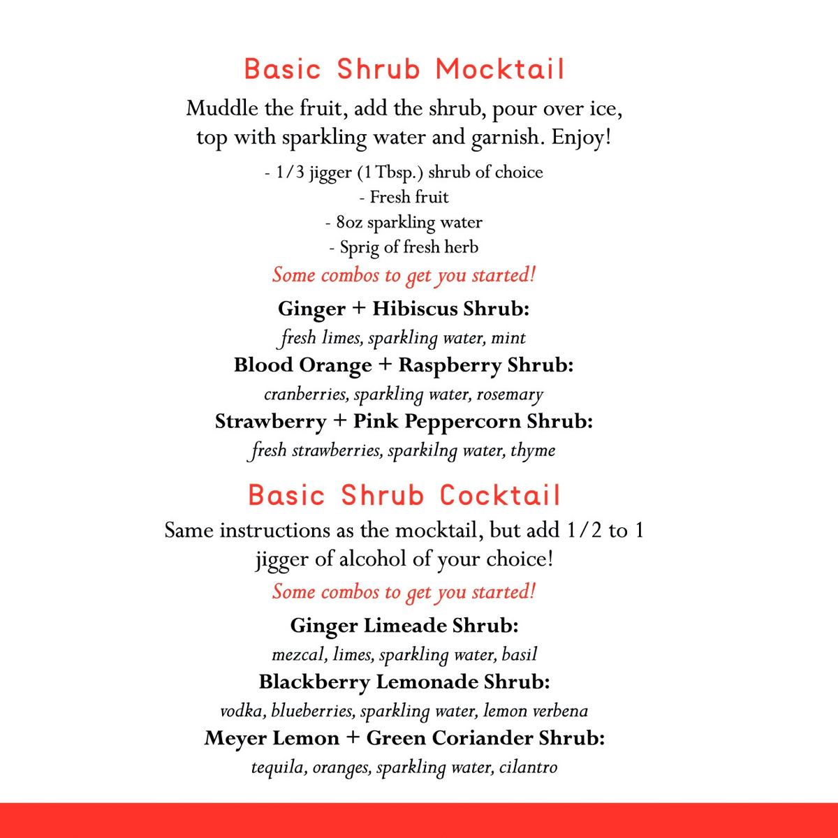 Little Apple Treats - Vente Mélange/sirop pour cocktails - Shrub à l’orange sanguine, citron Meyer et mandarine5