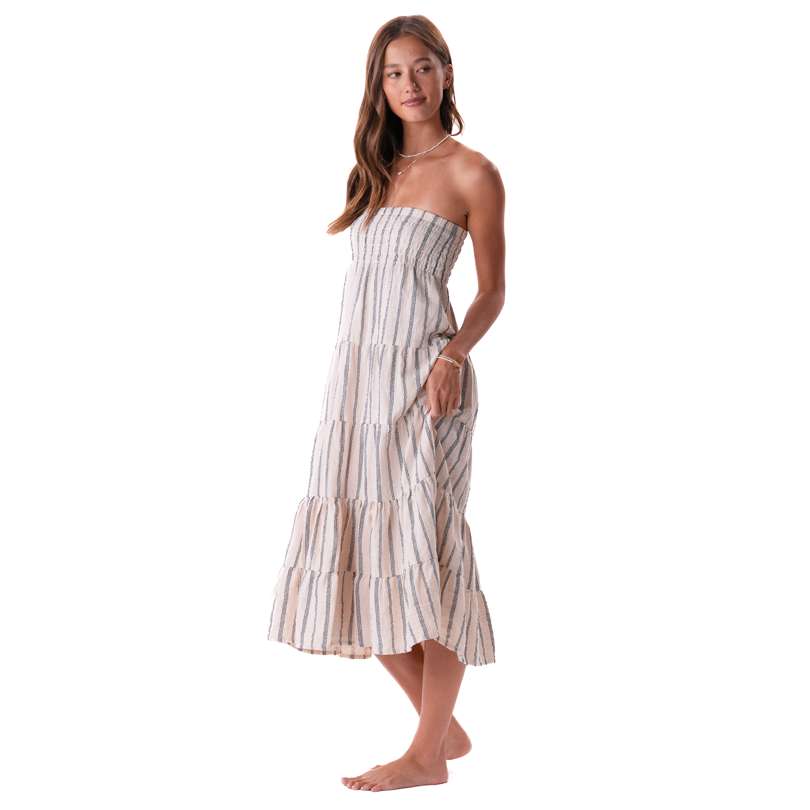 Lotus and Luna - Wholesale Skirt - Women's - Sailor Stripe Sundrift Skirt6