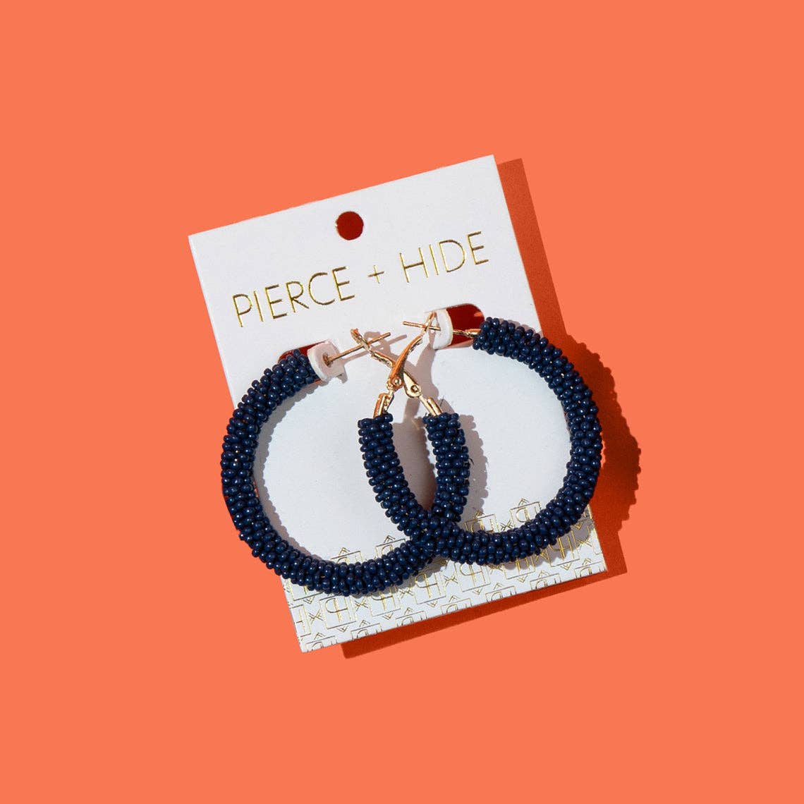 Pierce + Hide - Wholesale Hoop Earrings - Custom Solid Beaded Hoop Earrings | Colored Hoop5