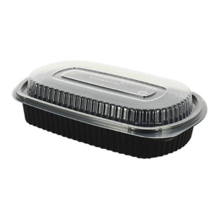PUNTOQPACK - Wholesale Food storage container - Medium Height Cap for Oval Container (770Cc)