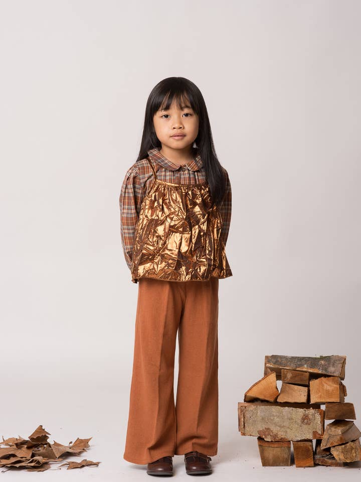 Blouse in Magma fabric for wholesale by LaTitta