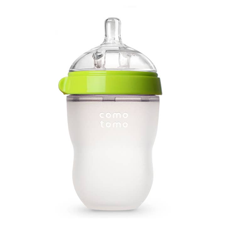 Comotomo Baby Bottle, Single Pack - 8oz - Green for wholesale by Comotomo