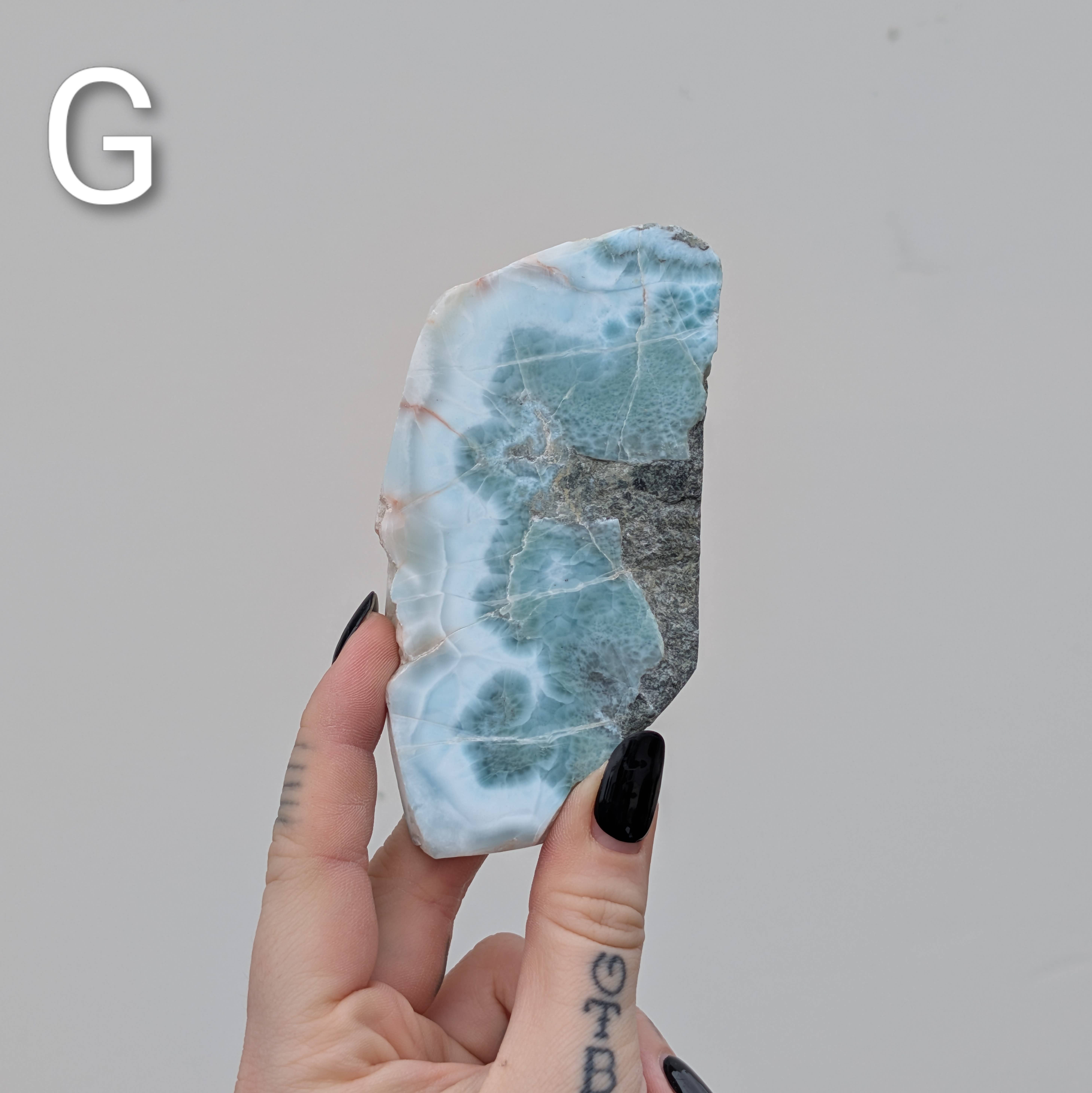 The Crystal Tabby - Wholesale Spiritual Stone/Crystal - Natural Larimar - Pick Your Piece6
