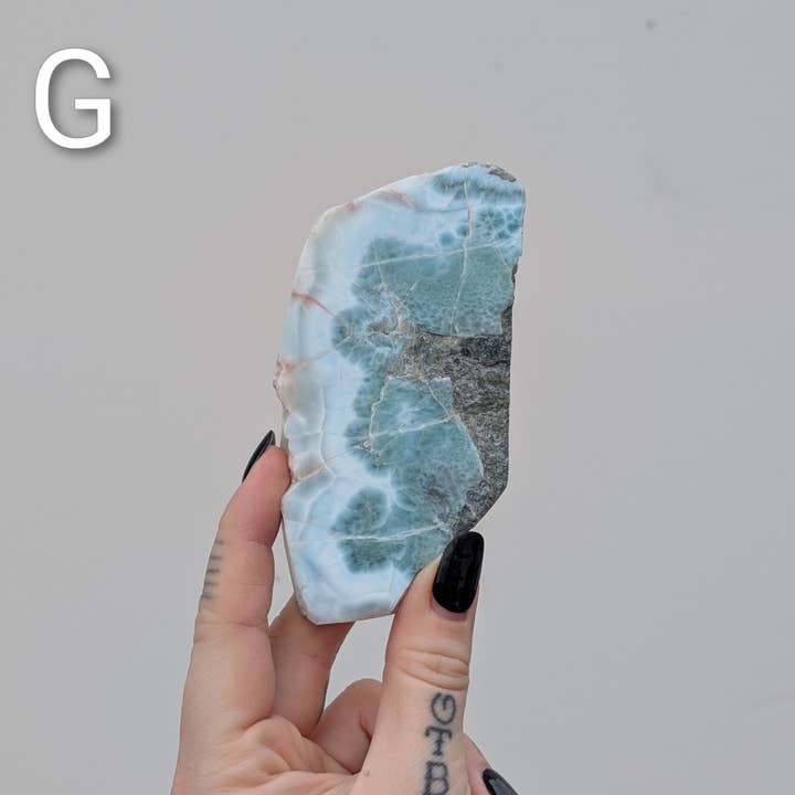 The Crystal Tabby - Wholesale Spiritual Stone/Crystal - Natural Larimar - Pick Your Piece6