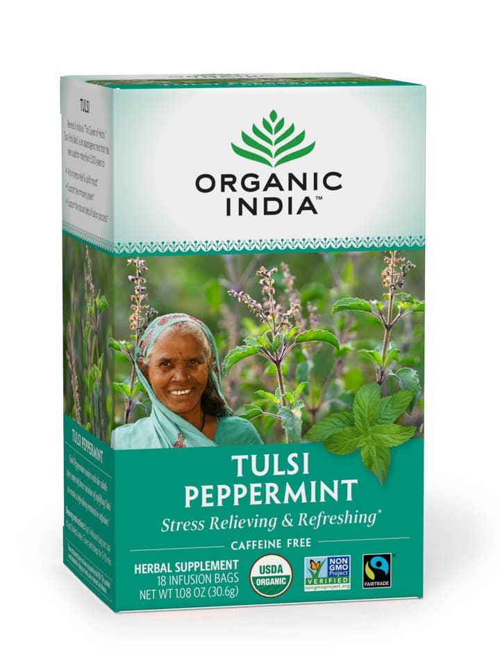 Tulsi Peppermint for wholesale by ORGANIC INDIA