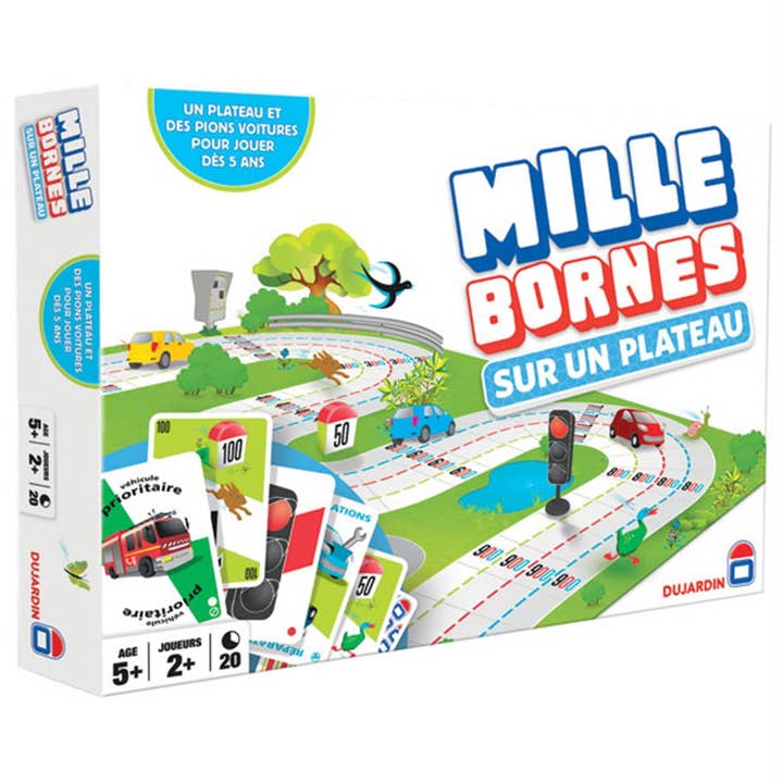 TSJJ - Wholesale Board Game - Dujardin - Mille Bornes Plateau - Grand Classique