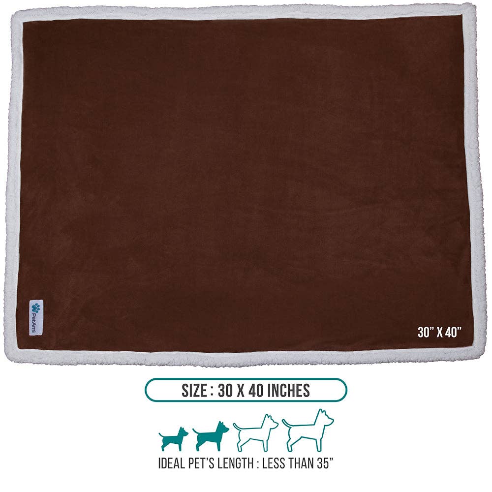 PetAmi - Vente Couverture – chat et chien - Couverture pour animaux en polaire réversible34
