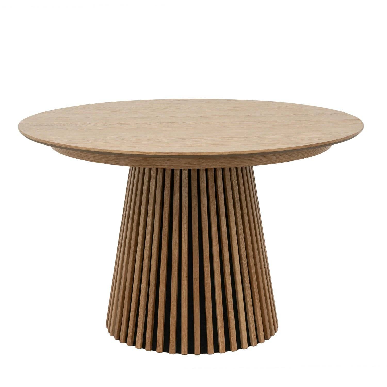 Furnhouse - Wholesale Side Table - Round Extendable Dining Table Svendborg ø120/220 cm - Natural Oak0