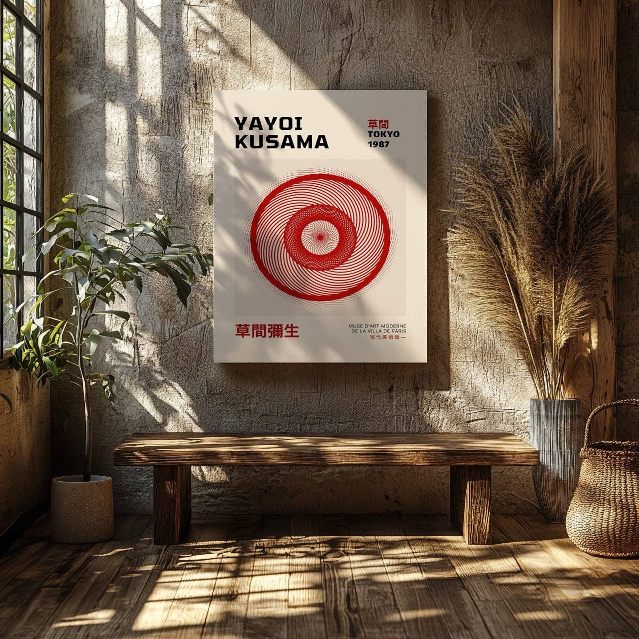 House Prints - Wholesale Art Print - Tokyo 1987 - Yayoi Kusama - Framed Canvas Wall Art Print5