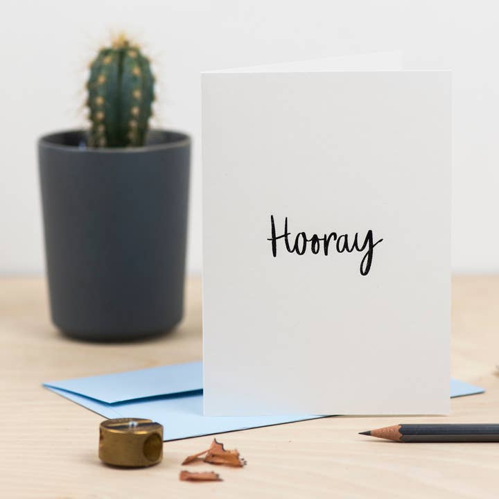 Hooray-Grußkarte für den Großhandel von Rubyblue Paper Co