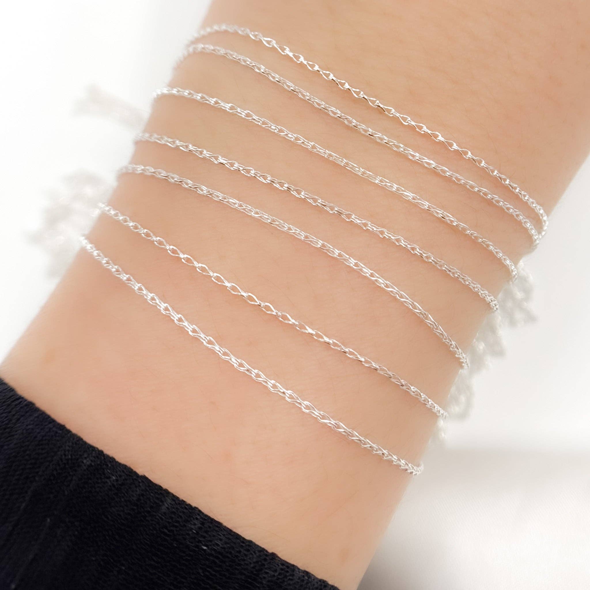 Jewels & Chains - Wholesale Link & Chain Necklace - Z20SS. Sterling Silver Wheat Chain2