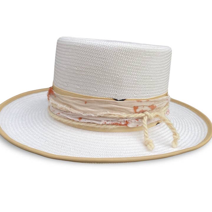 Cha Cha - Straw Gambler Hat for wholesale by Cha Cha's House of Ill Repute