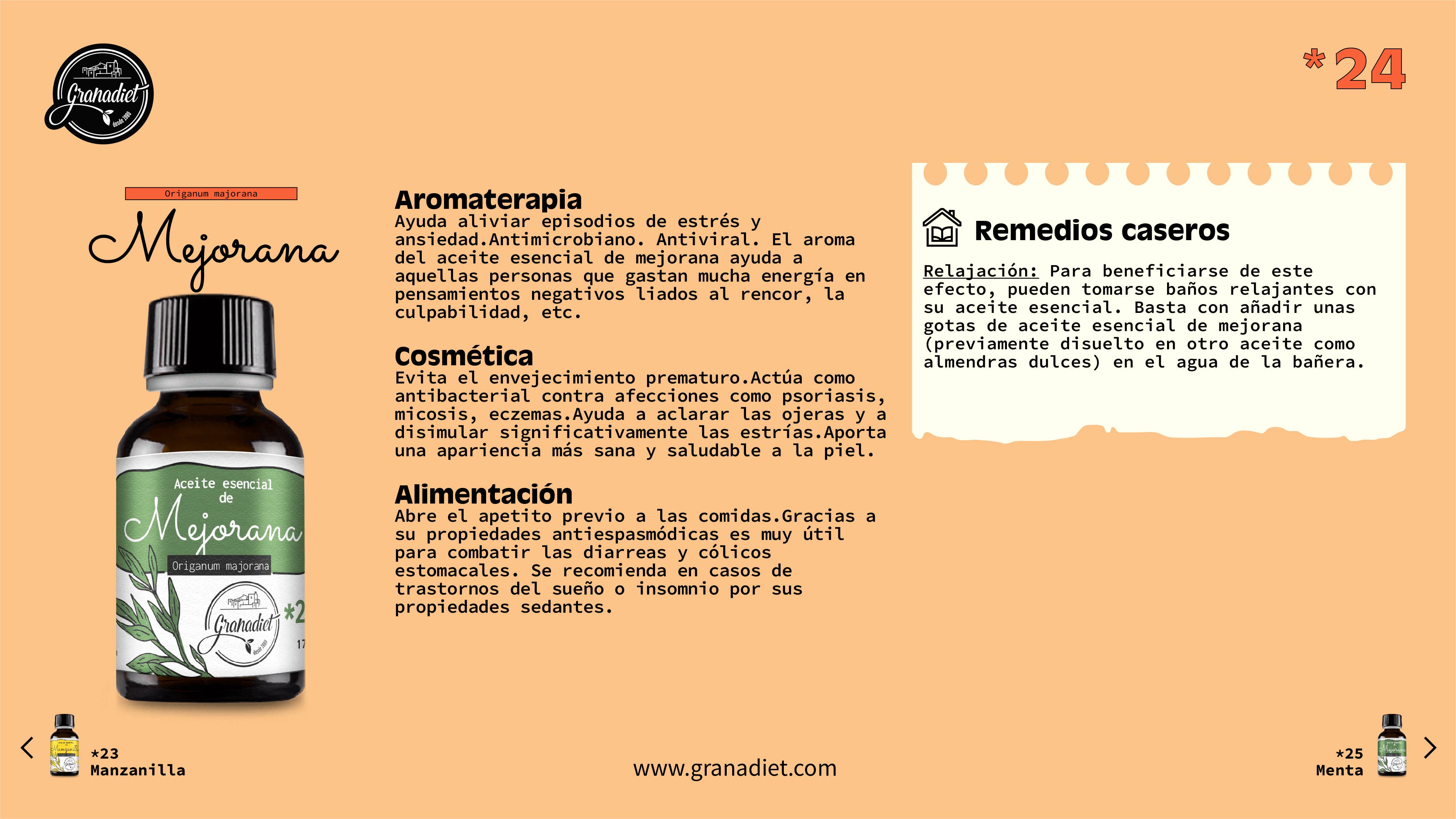 Granadiet - Wholesale Oral Supplement/Vitamin - Marjoram Essence 17 Ml1