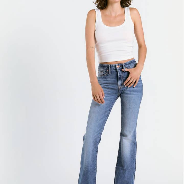 WANDERER 5 POCKET FLARE IN MABEL WASH and other Purchase Wholesale detergente anabel. Free Returns & Net 60 Terms on Faire trending on Faire.