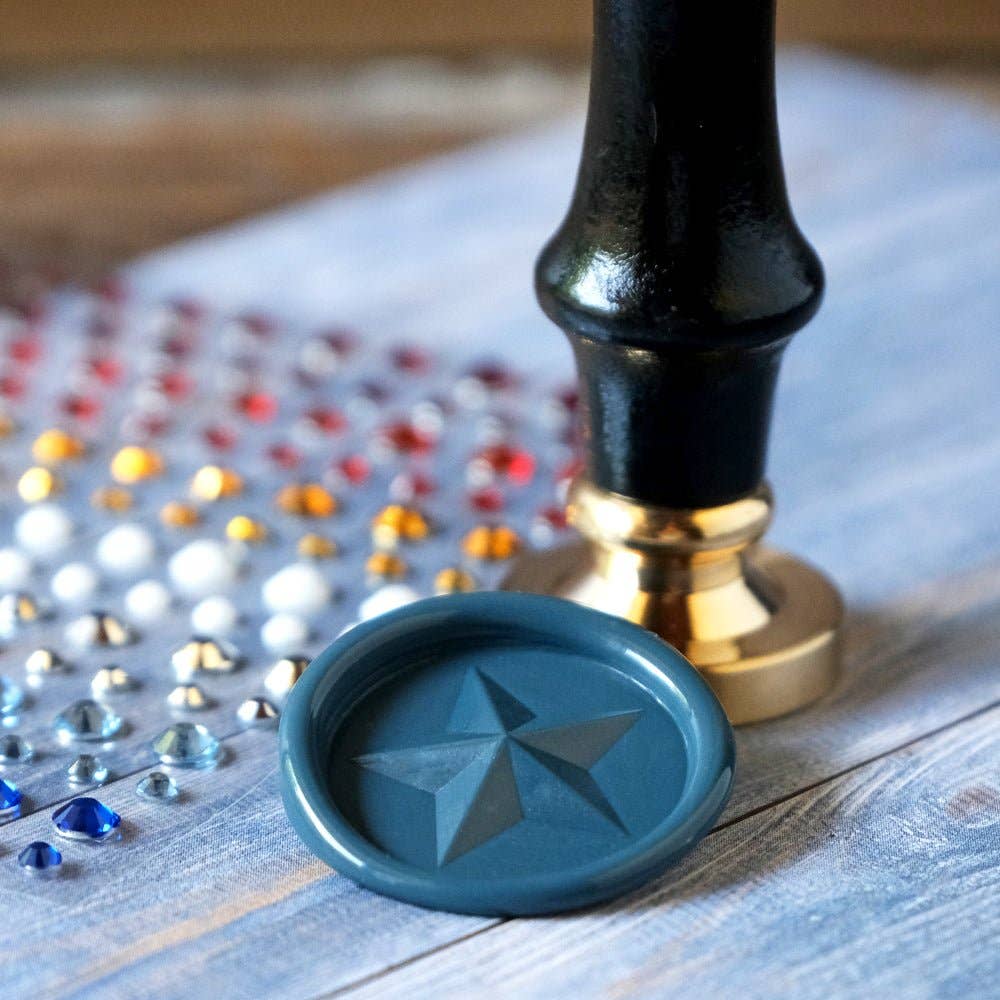 Honey Bee Stamps - Vendita all'ingrosso Timbro in gomma/decorativo - Timbro Sigillo in Cera - Stella 3D2