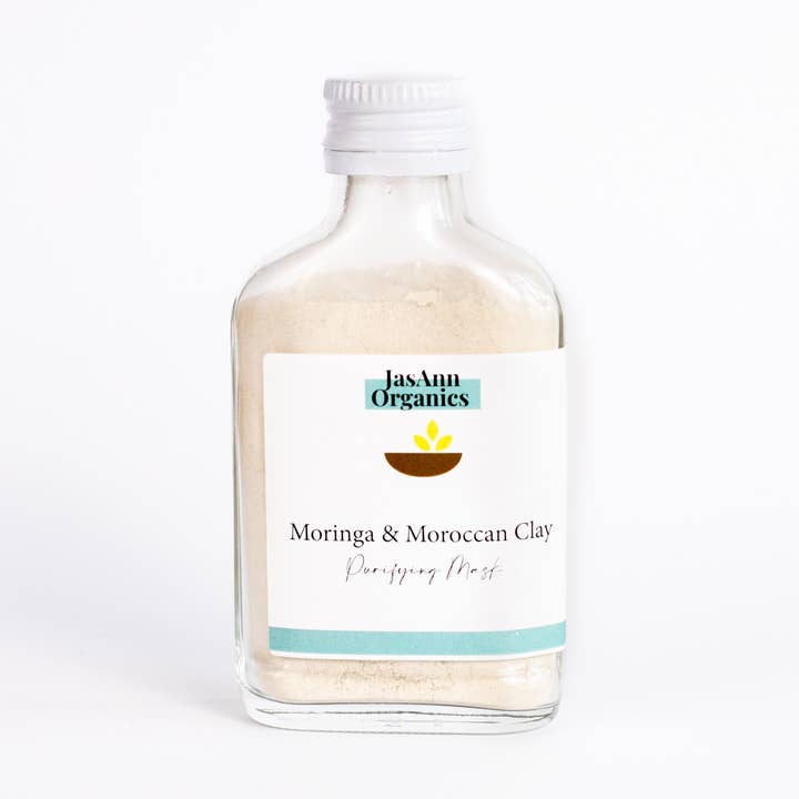 JasAnn Organics – Großhandel Gesichtsmaske – Moringa & Morrocan Clay Reinigungsmaske0