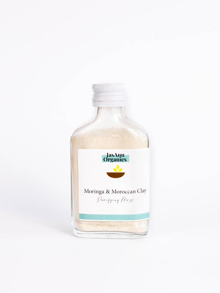 Moringa & Morrocan Clay Purifying Mask for wholesale by JasAnn Organics