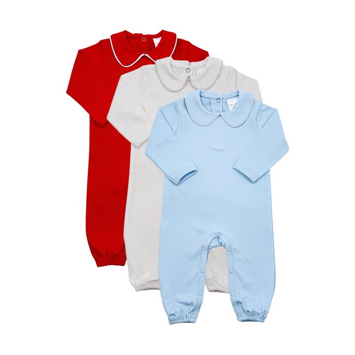 Romper - Piping Collared LS for wholesale by Southern Proper Blanks