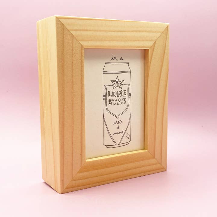 Lone Star State of Mind | Gerahmter Kunstdruck für den Großhandel von IT IS: All Goods