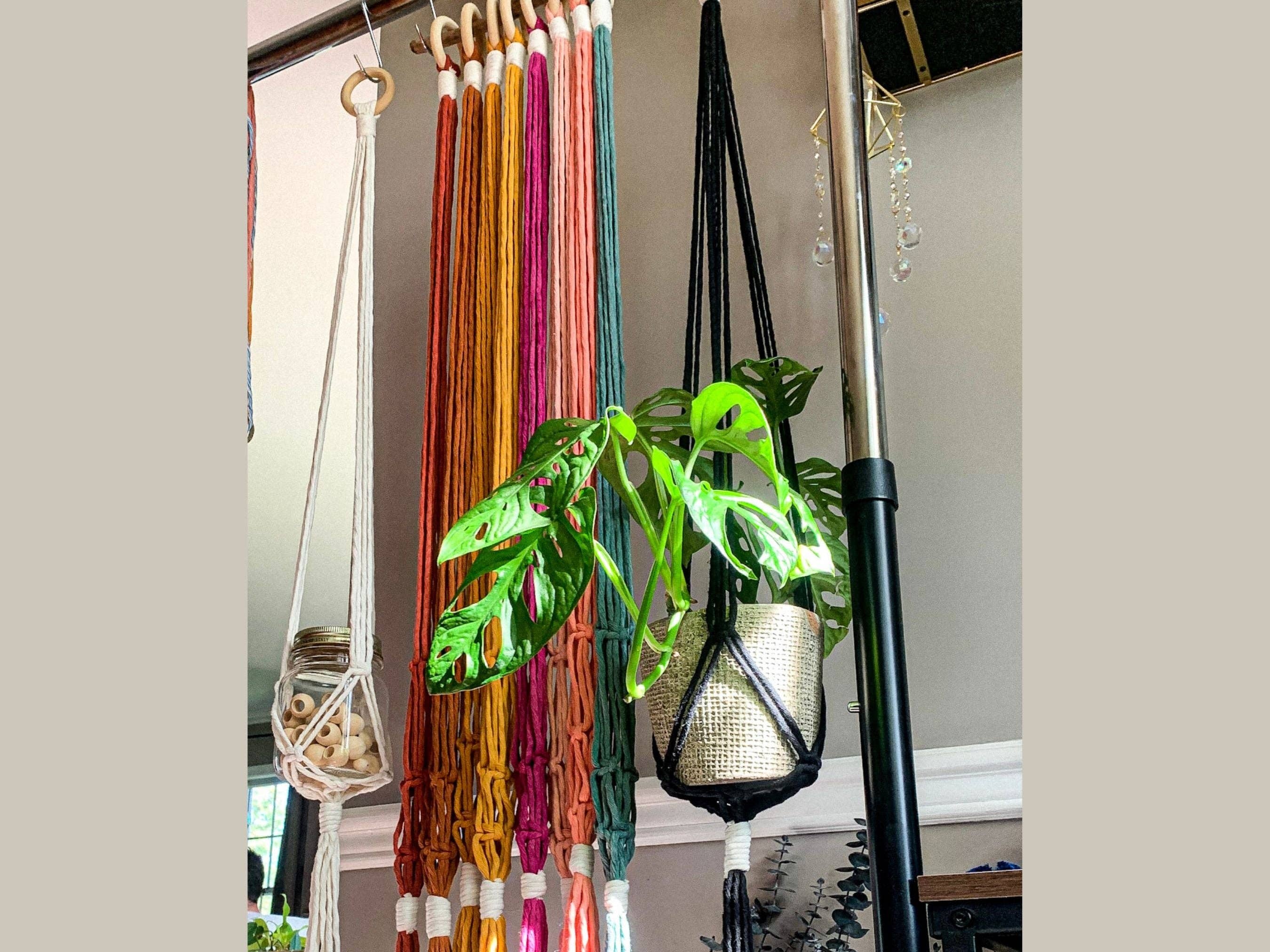 Why Knot - Wholesale Hanging Planter - Long Plant Hanger - Handmade Macrame Pot Holders2