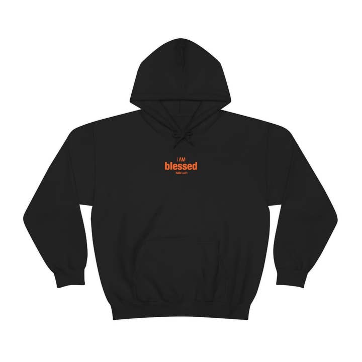 I am blessed Heavy Blend™ Hooded Sweatshirt for wholesale by Hello Health