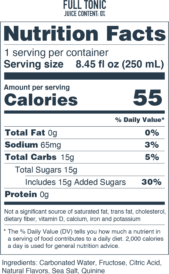 Navy Hill - Wholesale Non-Alcoholic Aperitif/Mocktail - Case of Full Tonic (16 bottles)3