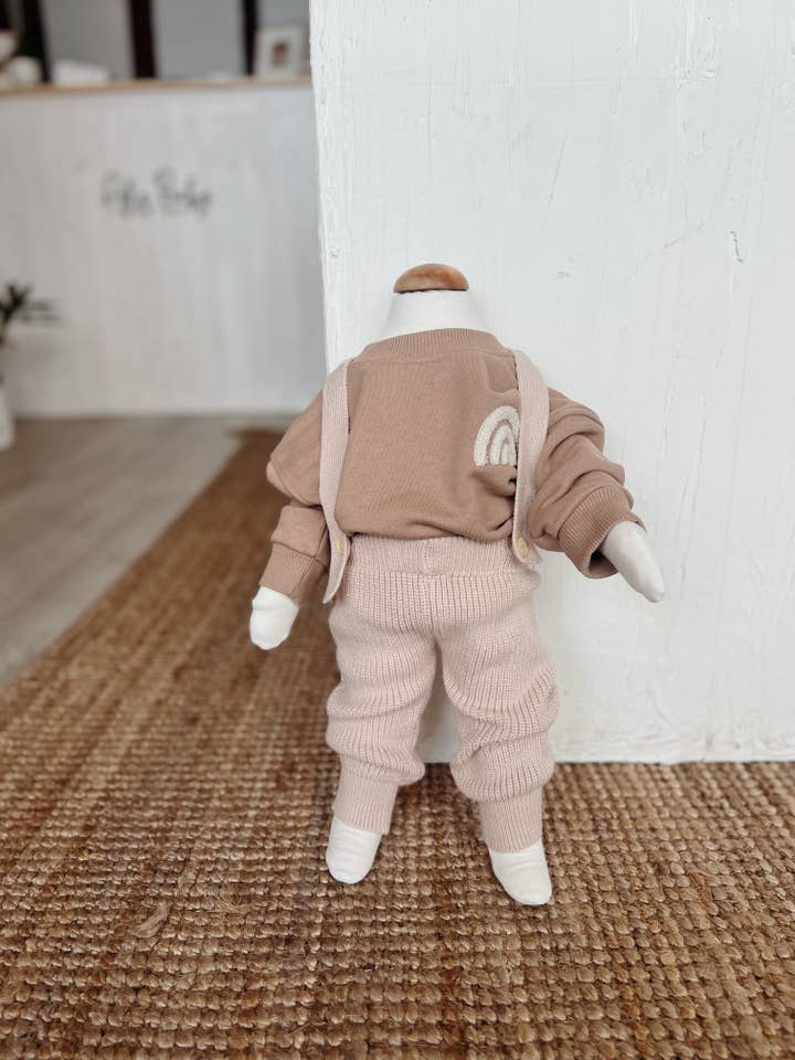 Ada Baby - Wholesale Overalls - Baby - Knit Baby Trousers with Braces