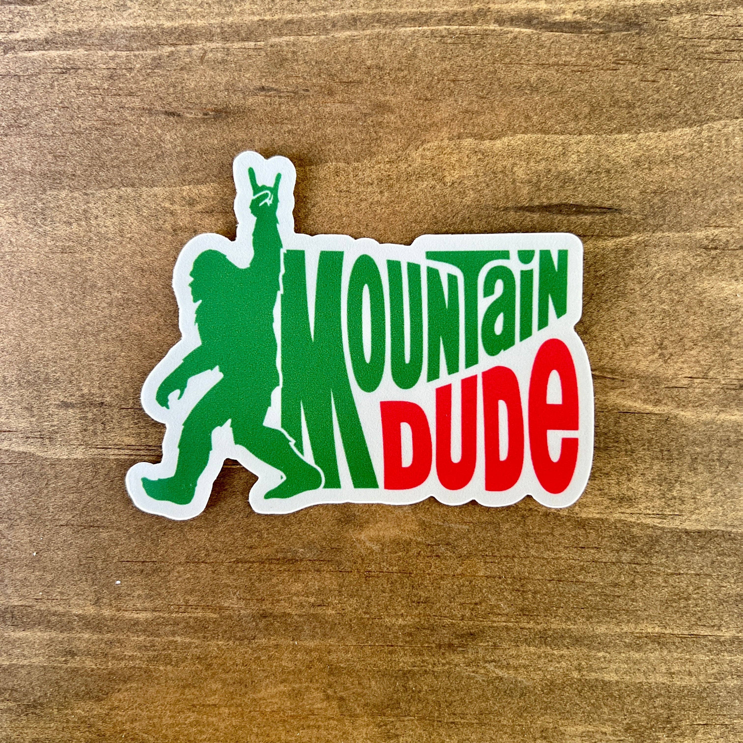 208T2.0 - Wholesale Sticker - Mountain Dude Bigfoot Sticker0