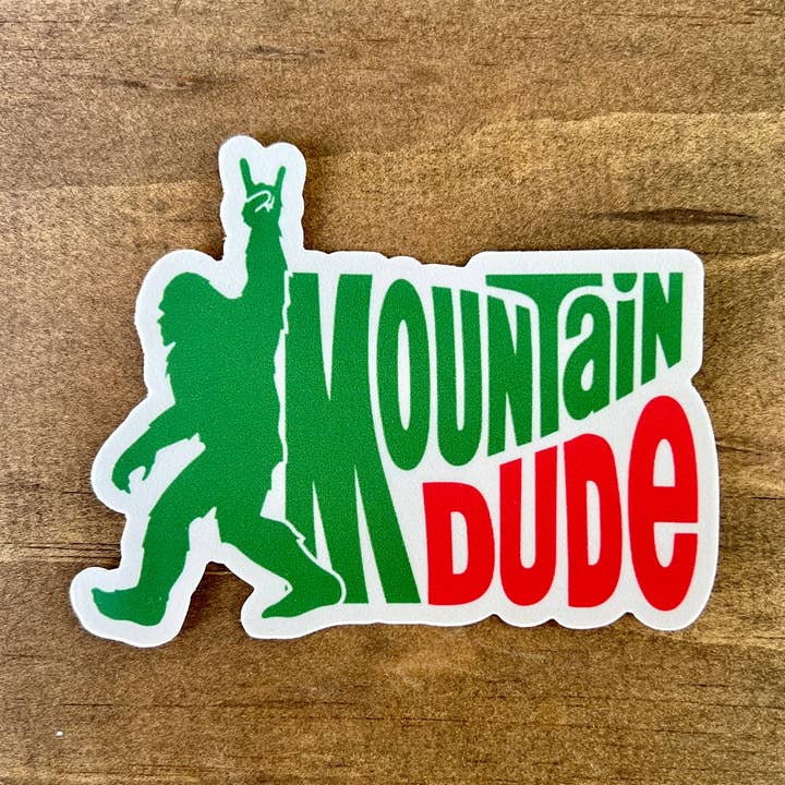 208T2.0 - Venta al por mayor Pegatina - Adhesivo Mountain Dude Bigfoot0